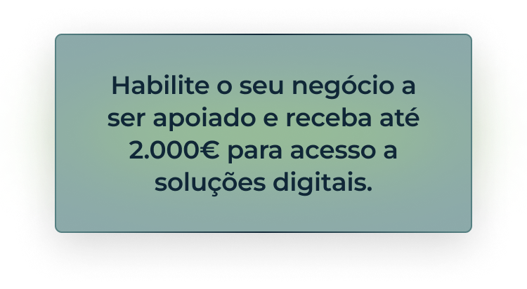 Caixa de destaque com frase sobre vouchers de 2000€